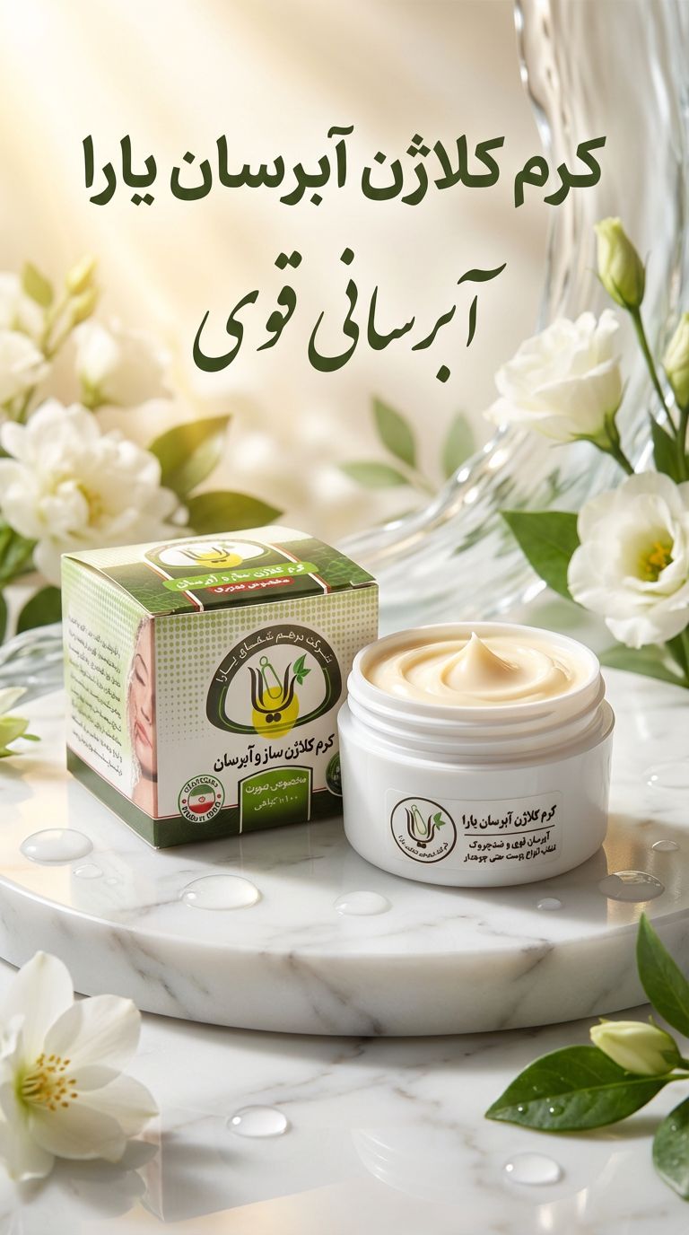 کرم کلاژن و آبرسان قوی پوست یارا صددرصد اصلی